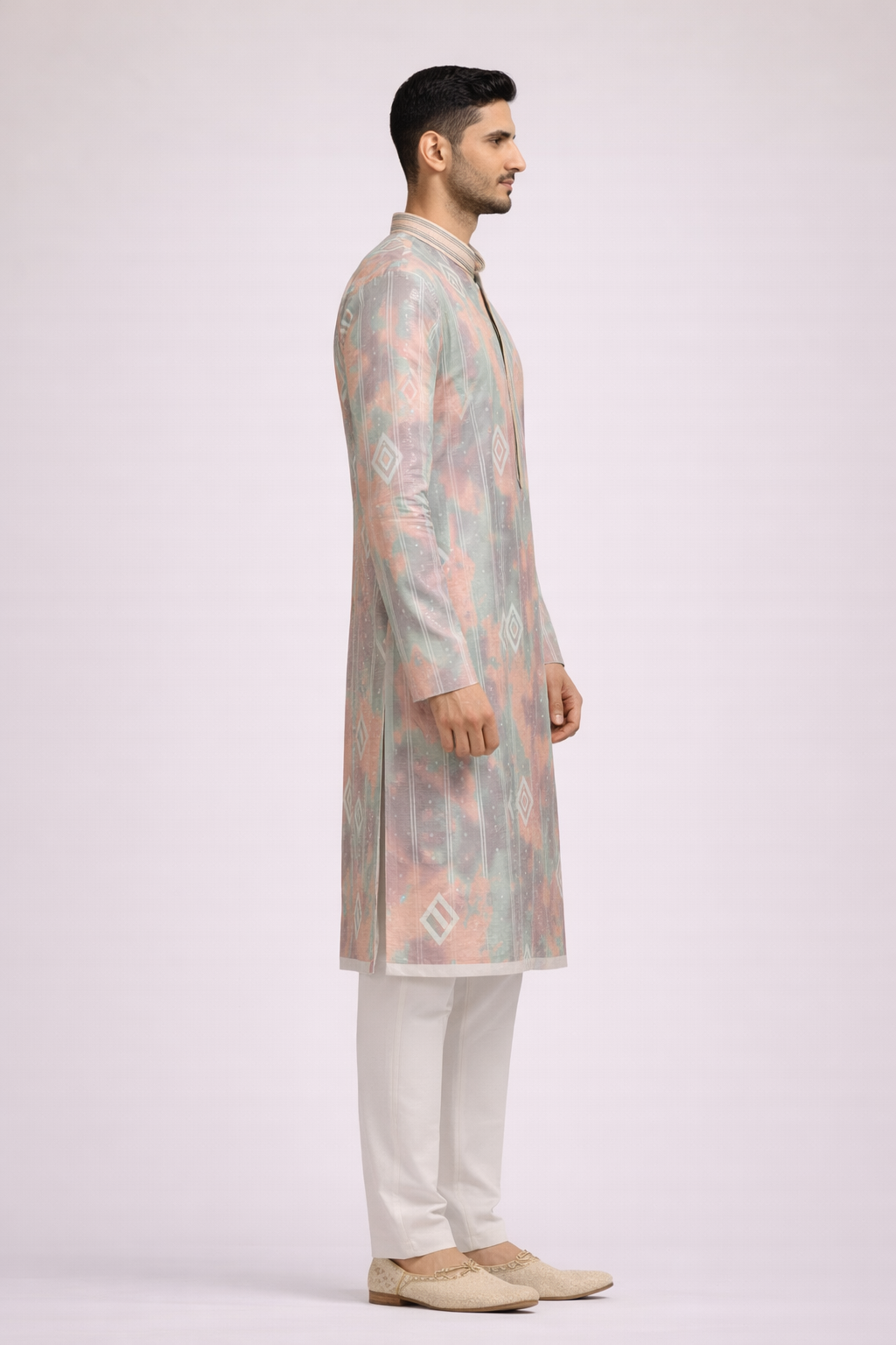 Pastel Mirage Printed Kurta Set