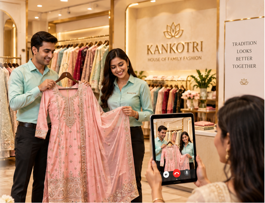 Kankotri Video Call Shopping