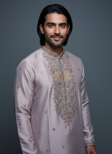 Pastel Royale Embroidered Kurta
