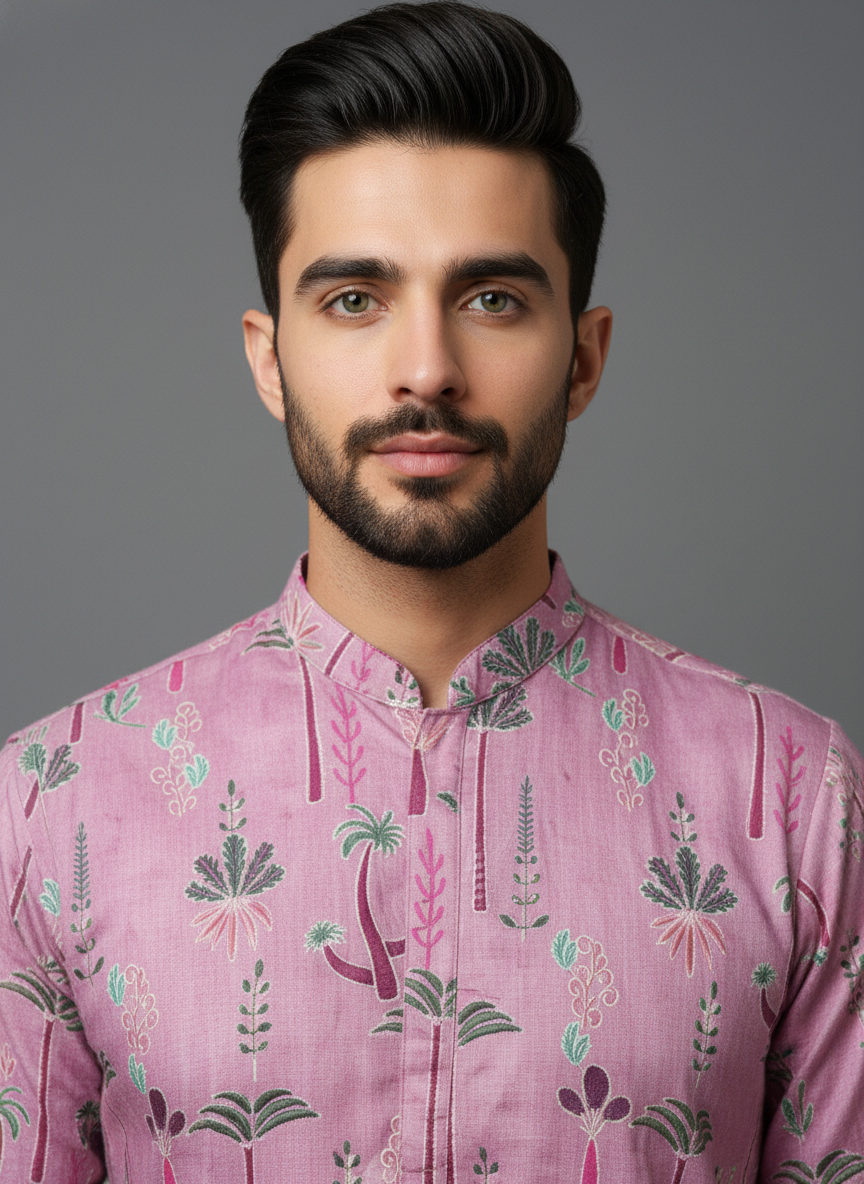 Rose Garden Printed Kurta Set