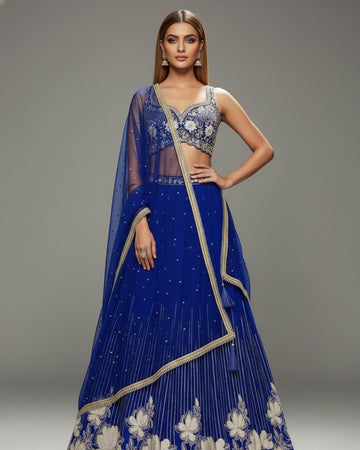 Royal Sapphire Lehenga Set